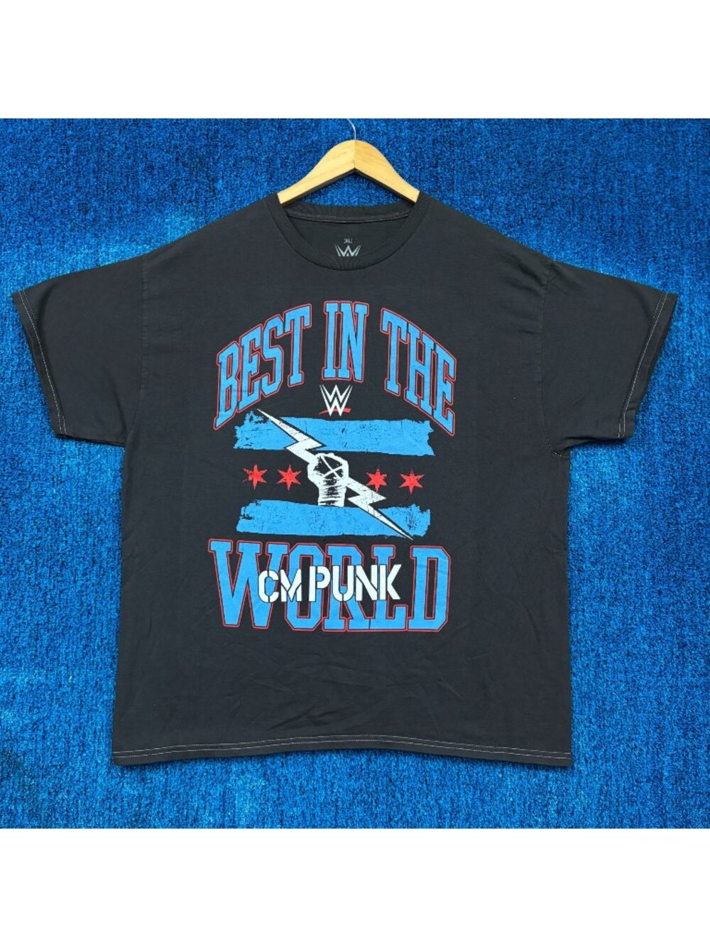 CM Punk Best in the World Catchphrase WWE Superstar Tee XL